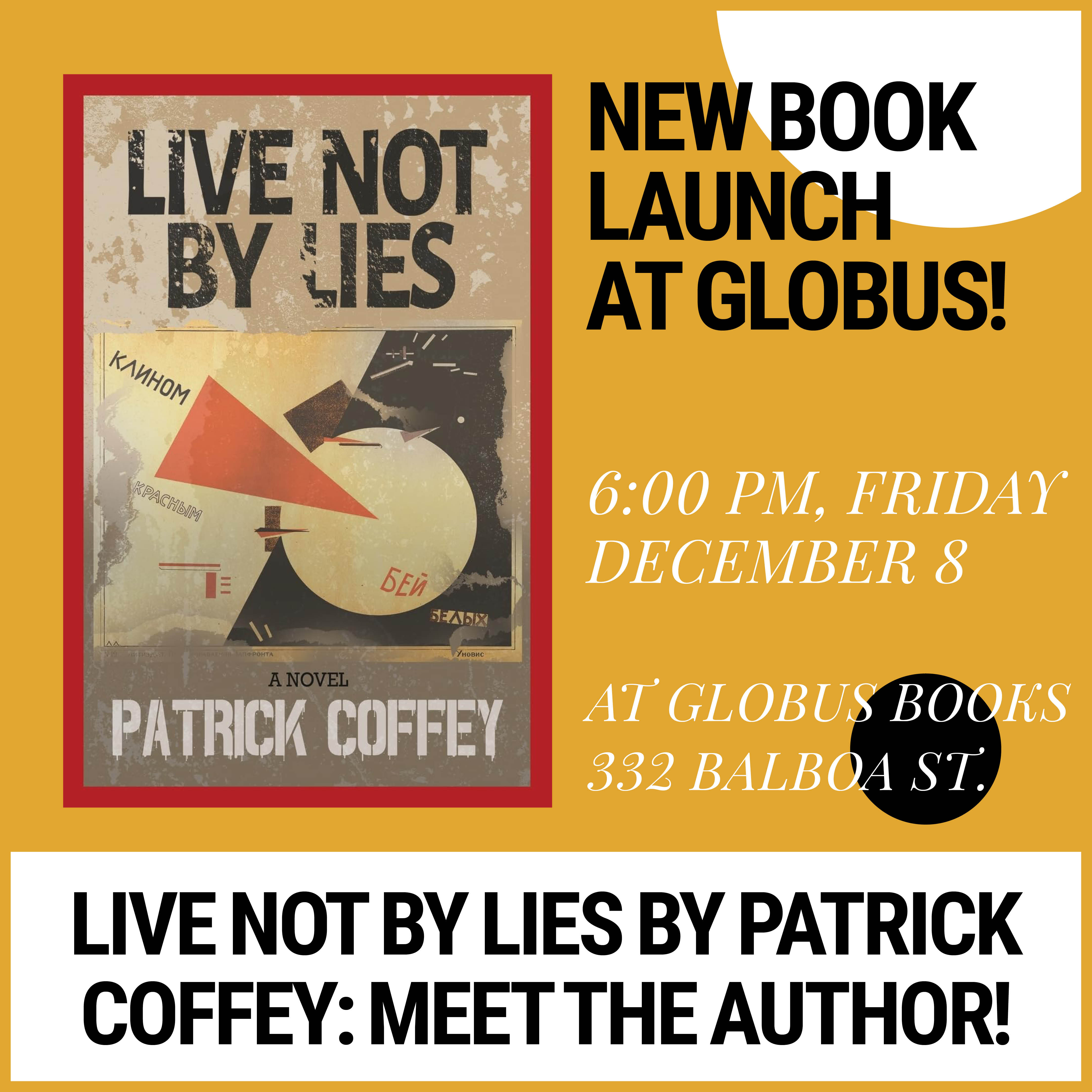New Book Presentation! Live Not by Lies by Patrick Coffey